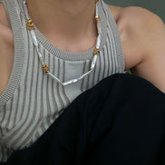 Golden Tide Baroque Necklace