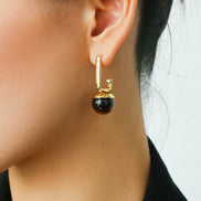 Golden Tiger's Eye Drop Earrings