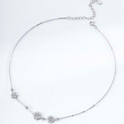 Golden Bloom Floral Necklace