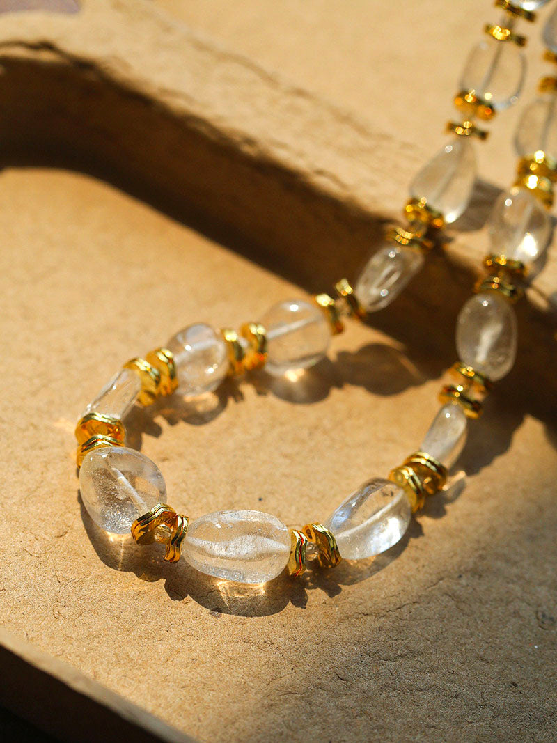 Golden Clarity Necklace