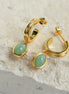Green Aventurine Pendant Earrings