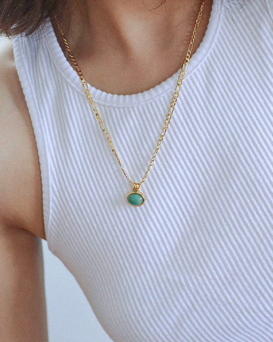 Green Aventurine Pandent Necklace