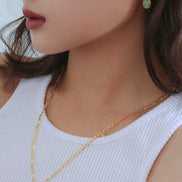 Green Aventurine Pandent Necklace