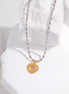 Golden Pulse Heart Necklace