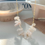 Irregular Baroque Pearl Necklace
