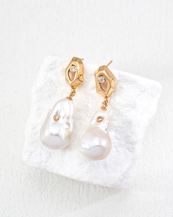 Irregular Radiance Earrings
