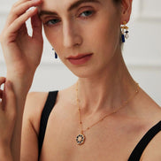 Lapis Star Pendant Necklace