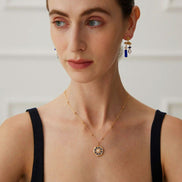 Lapis Star Pendant Necklace