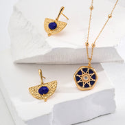 Lapis Star Pendant Necklace