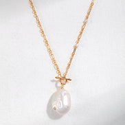 Baroque Pearl Pendant Necklace