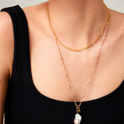 Baroque Pearl Pendant Necklace