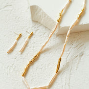 Golden Tides Baroque Pearl Necklace