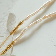 Golden Tides Baroque Pearl Necklace