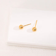 Mini Pearl Charm Stud Earrings