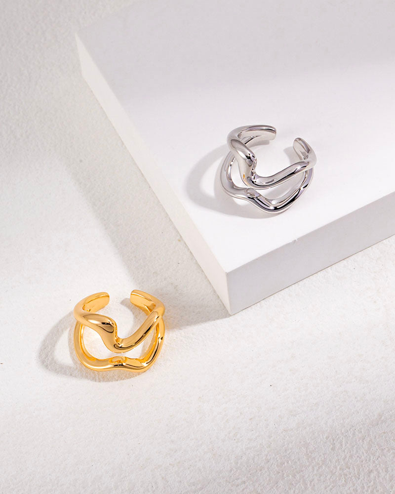 Molten Double Layer Ring