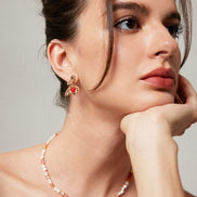 Molten Ember Agate Earrings