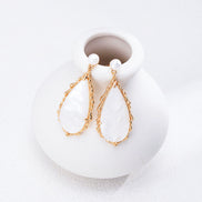 Molten Shell Drop Charm Earrings