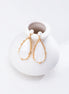 Molten Shell Drop Charm Earrings