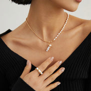 Ophelia Pearl Pendant Necklace