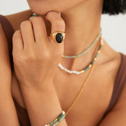 Oval Onyx Ring