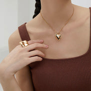 Oversize Square Open Ring