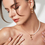 Pea Pearl Pendant Necklace
