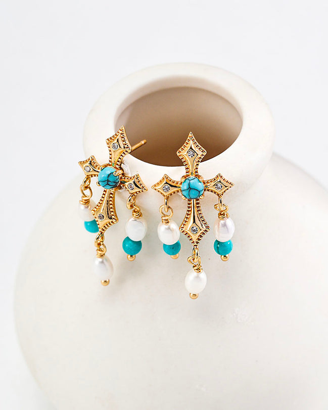 Pearl Chandelier Drop Earring