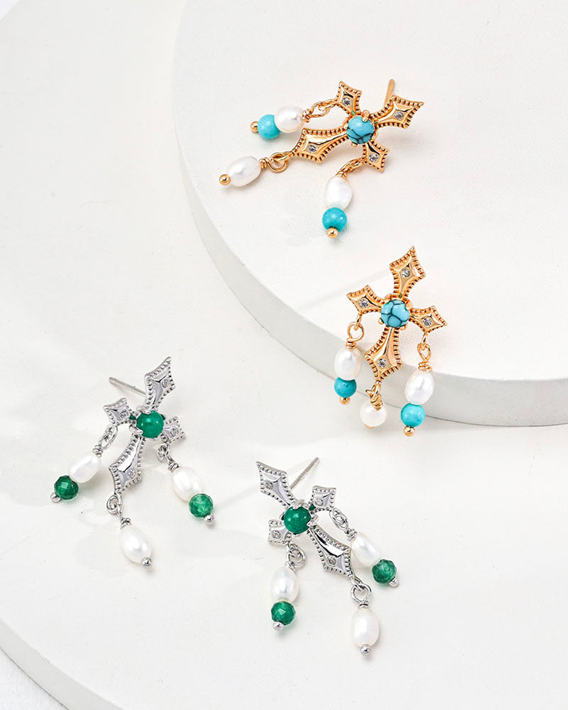 Pearl Chandelier Drop Earring