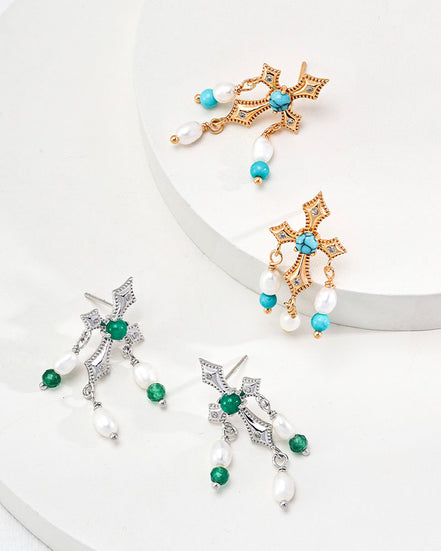 Pearl Chandelier Drop Earring