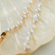 Pearl Snake Chain Necklace