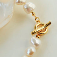 Pearl Snake Chain Necklace