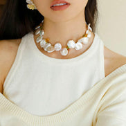 Petal Baroque Pearl Choker