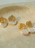 Petal Baroque Pearl Drop Earrings