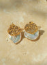 Petal Baroque Pearl Stud Earrings