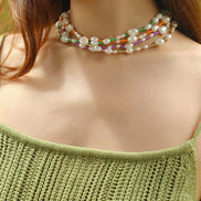 Rainbow Pearl Bliss Necklace