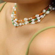 Rainbow Pearl Bliss Necklace