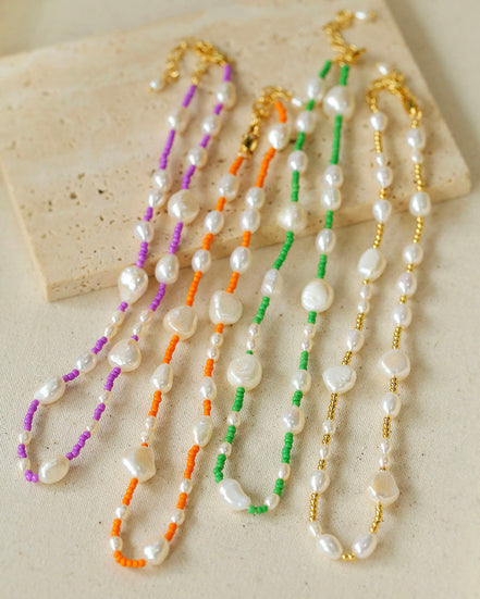 Rainbow Pearl Bliss Necklace