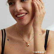 Red Heart Pendant Necklace
