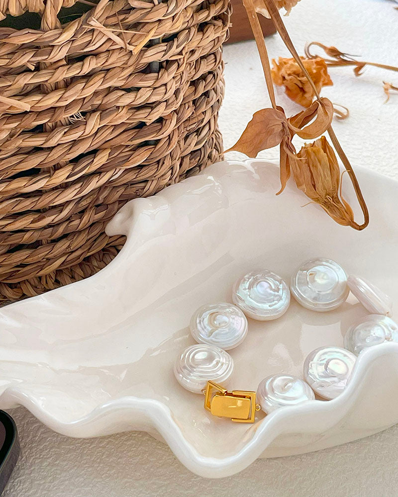 Roman Holiday Baroque Pearl Bracelet