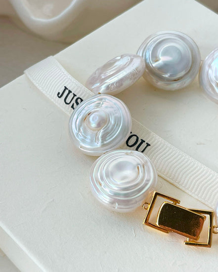 Roman Holiday Baroque Pearl Bracelet