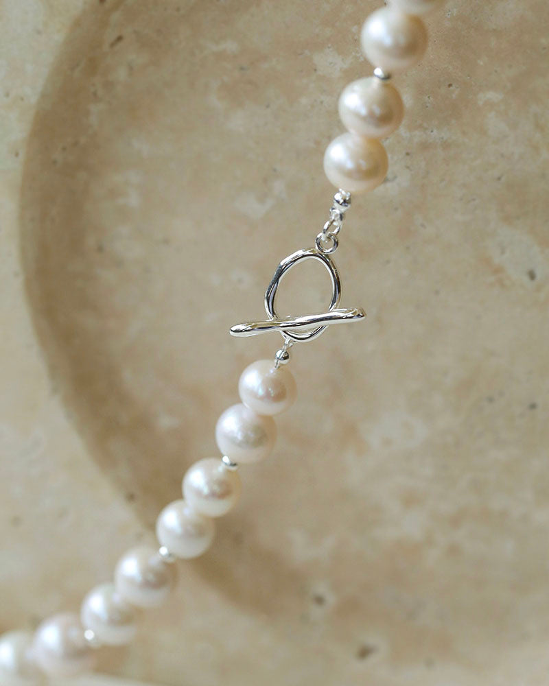 Round Baroque Pearl Necklace