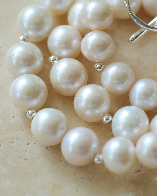 Round Baroque Pearl Necklace