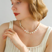 Square Pearl Necklace