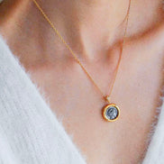 Vintage Coin Pendant Necklace