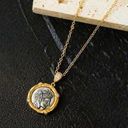 Vintage Coin Pendant Necklace