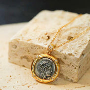 Vintage Coin Pendant Necklace