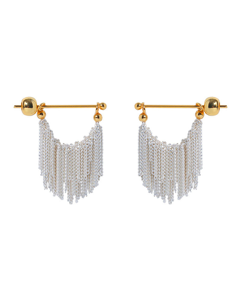Weave Tassels Drop Earrings