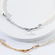 Whispering Waves Pearl Necklace