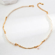 Whispering Waves Pearl Necklace