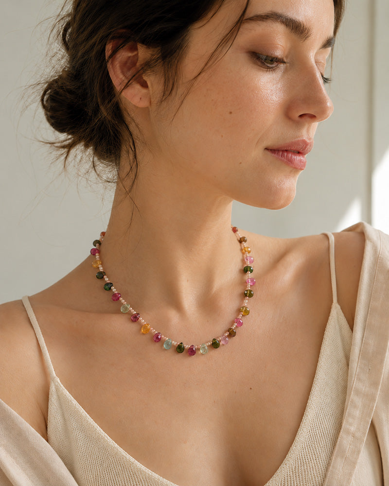 Garden Drops Tourmaline Necklace
